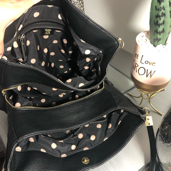 Anne Klein kick Start Large 4 Poster Hobo Bag - Picture 6 of 8